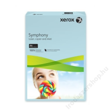 Xerox Másolópapír, színes, A4, 80 g, XEROX Symphony, kék (közép) (LX93968) fénymásolópapír