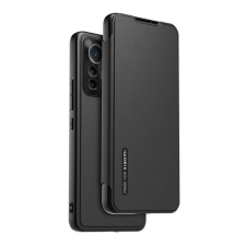 Xiaomi 12 Lite, Oldalra nyíló tok, kártyatartóval, fekete, gyári tok és táska