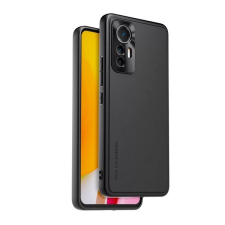 Xiaomi 12 Lite, Szilikon tok, ultravékony, fekete, gyári tok és táska