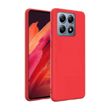  Xiaomi 14T Pro 5G telefontok - piros szilikon hátlap tok tok és táska