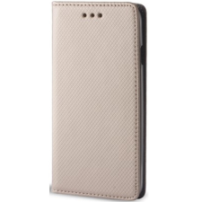 Xiaomi 15, Oldalra nyíló tok, stand, Smart Magnet, arany tok és táska