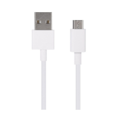 Xiaomi adatkábel (USB - microUSB, 80cm) FEHÉR kábel és adapter