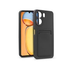 Xiaomi Haffner Card Case Xiaomi Redmi 13C szilikon tok kártyatartóval fekete (HF262852) HF262852 tok és táska