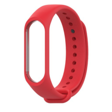 Xiaomi Mi Band 3 / Xiaomi Mi Band 4 Okosóra szilikon szíj piros okosóra kellék