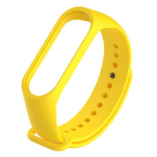 Xiaomi Mi Band 3 / Xiaomi Mi Band 4 Okosóra szilikon szíj sárga okosóra kellék