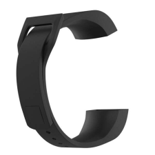 Xiaomi MI Band 4C Pótszíj (egyedi méret, szilikon, állítható) FEKETE okosóra kellék