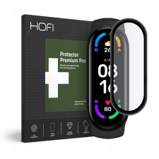 Xiaomi Mi Band 5 / 6 - okosóra flexi üvegfólia fekete kerettel okosóra kellék
