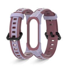 Xiaomi Mi Smart Band 3/4/5/6 retro pótszíj - Lila-bordó okosóra kellék