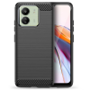  Xiaomi Poco C65 Telefontok - Carbon Fiber fekete szilikon tok