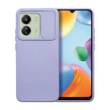  Xiaomi Poco C65 Telefontok - Slider csúsztatható kameravédős kékeslila szilikon hátlap tok tok és táska