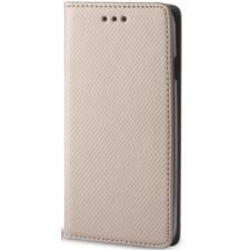 Xiaomi Poco X4 Pro 5G, Oldalra nyíló tok, stand, Smart Magnet, arany tok és táska