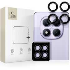 Xiaomi Poco X7 5G - Tech- Protect Camring Pro - kameralencse fekete védőkeret mobiltelefon kellék
