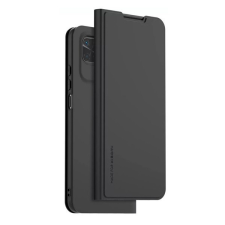 Xiaomi Redmi 10C, Oldalra nyíló tok, stand, kártyatartóval, fekete, gyári tok és táska
