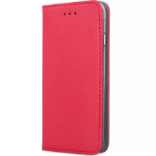 Xiaomi Redmi 12C, Oldalra nyíló tok, stand, Smart Magnet, piros tok és táska