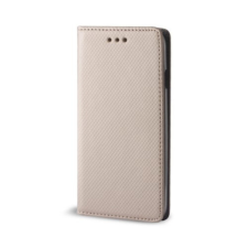 Xiaomi Redmi 9A/9AT/9i, Oldalra nyíló flip tok, Smart, arany tok és táska