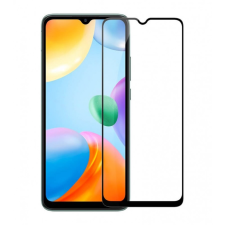  Xiaomi Redmi 9A / 9AT Üvegfólia - full glue, flexibilis fólia fekete kerettel mobiltelefon kellék