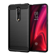 Xiaomi Redmi 9T / Poco M3 carbon vékony szilikon tok, fekete tok és táska