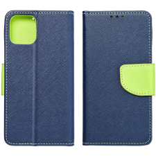 Xiaomi Redmi Note 12 4G, Oldalra nyíló tok, stand, Fancy Book, sötétkék tok és táska