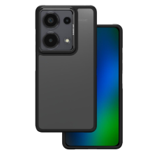 Xiaomi Redmi Note 14S telefontok - Crystal - fekete / átlátszó műanyag hátlap tok tok és táska