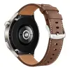  Xiaomi Redmi Watch 5 Active / Watch 5 Lite okosóra szíj - barna eco bőr szíj (22 mm)