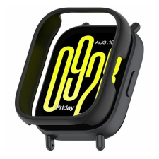  Xiaomi Redmi Watch 5 Lite, Műanyag védőkeret, közepesen ütésálló, szíj nélkül, fekete okosóra kellék