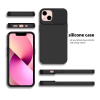 Xiaomi Slide Xiaomi Redmi 9C, kameravédős szilikon tok, fekete