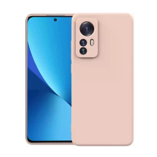 Xiaomi Telefontok Xiaomi 12 Pro - PASTEL - púder pink szilikon hátlap tok tok és táska
