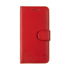 Xiaomi Telefontok Xiaomi Redmi A3 - Tactical Field piros szilikon keretes könyvtok mágneses ráhajtófüllel tok és táska