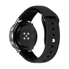  Xiaomi Watch S1 / Watch S1 Active okosóra szíj - Lumann fekete szilikon No15 (22 mm)