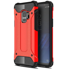 Xiaomi Xiaomi Mi 11 Pro, Műanyag hátlap védőtok, Defender, fémhatású, piros tok és táska