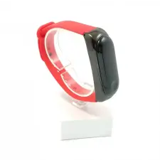 Xiaomi Xiaomi Mi band 3 / 4 szíjak - piros, piros, szilikon és fém, többszínű okosóra kellék