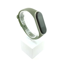 Xiaomi Xiaomi Mi band 3 / 4 szíjak - szilikon, szürkészöld-fehér, többszínű, zöld okosóra kellék
