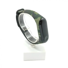 Xiaomi Xiaomi Mi band 3 / 4 szíjak - szilikon, terepmintás, zöld, zöld okosóra kellék