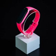Xiaomi Xiaomi Mi band 5 / 6 szíjak - egyszínű, rózsaszín, rózsaszín, szilikon okosóra kellék