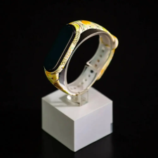 Xiaomi Xiaomi Mi band 5 / 6 szíjak - sárga, szilikon, virágos, virágos okosóra kellék