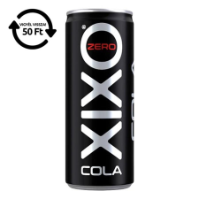 Xixo Üdítőital szénsavas XIXO cola zero 0,25L DRS üdítő, ásványviz, gyümölcslé