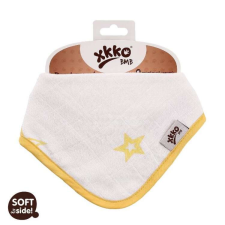 Xkko nyálkendõ patentos bambusz citromsárga csillagok BMBBND018 előke