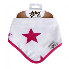 Xkko nyálkendõ patentos bambusz magenta csillagok BMBBND024 előke