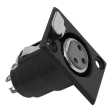 [] XLR aljzat • 3 pólusú villanyszerelés