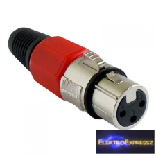  XLR aljzat piros audió/videó kellék, kábel és adapter
