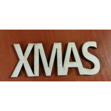  XMAS felirat dekorációs kellék