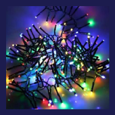  XMAS LED-es cluster fényfüzér karácsonyi dekoráció