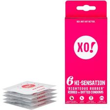XO Kondom z přírodního latexu Hi Sensation 6 ks óvszer