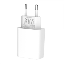 XO L57 fali töltő, 2x USB + USB-C kábel (fehér) mobiltelefon kellék