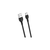 XO NB200 USB Type-A apa - USB Type-C apa Töltőkábel - Fekete (2m) (NB200TYPEC2MBK)