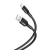 XO NB212 USB Type-A apa - USB Type-C apa Töltőkábel - Fekete (1m)