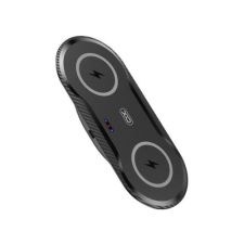 XO WX025 2in1 20W, Vezeték nélküli töltő, fekete mobiltelefon kellék