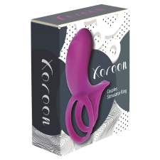Xocoon Xocoon Couples Stimulator vibrációs pénisz és heregyűrű, távirányítóval péniszgyűrű