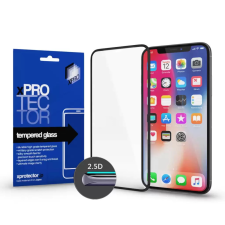 xPRO Apple Iphone 14 Pro Xprotector 2.5D fekete keretes edzett üvegfólia mobiltelefon kellék