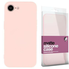xPRO Apple iPhone 16e, Xpro szilikon telefontok, Matt, Rózsaszín tok és táska